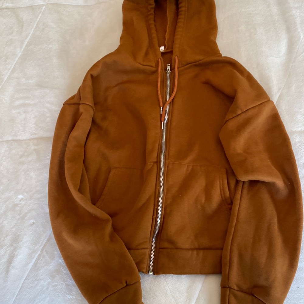 Brown zipup